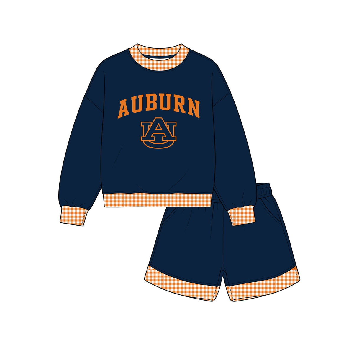Moq 5 Preorder Adult Women Long Sleeves Navy Shirt Shorts Team Set