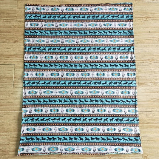 USA Shop Baby Boys Kids Western Horse Aztec Blanket
