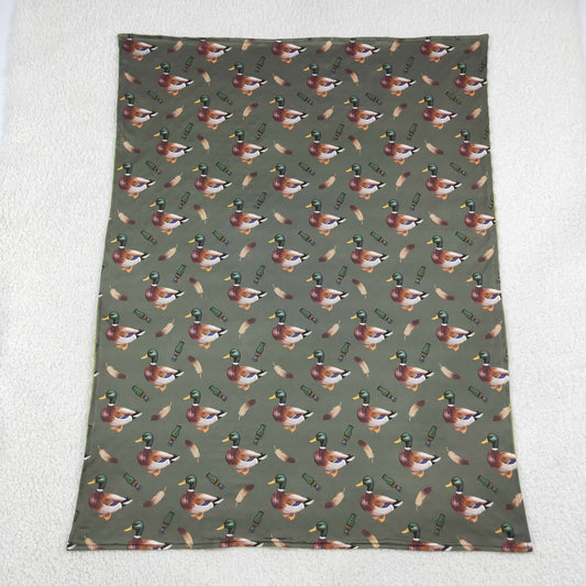 Baby Boys Toddler Ducks Green Blanket