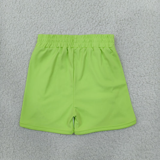 Baby Girls Kids Green Stripes Shorts Bottoms Yoga Active Clothes RTS