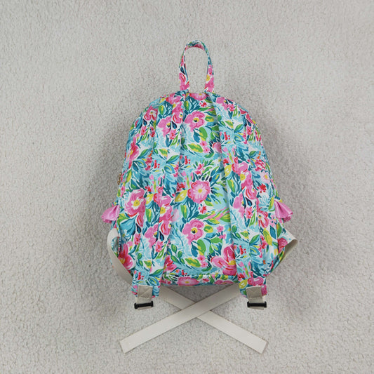 Baby Girls Kids Flower Ruffle Backpack Bags