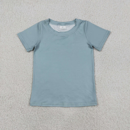 Baby Boys Kids Short Sleeves Baseball Green Shirt Tops