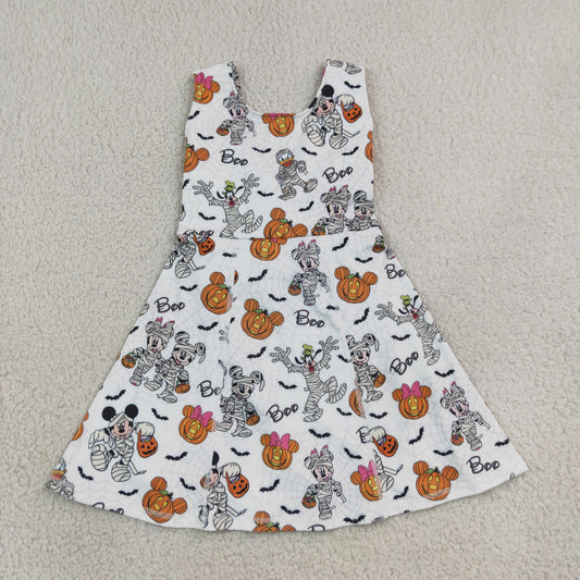 Baby Girls Kids Pumpkins Cartoon Halloween Shorts Dress Yoga Active Clothes