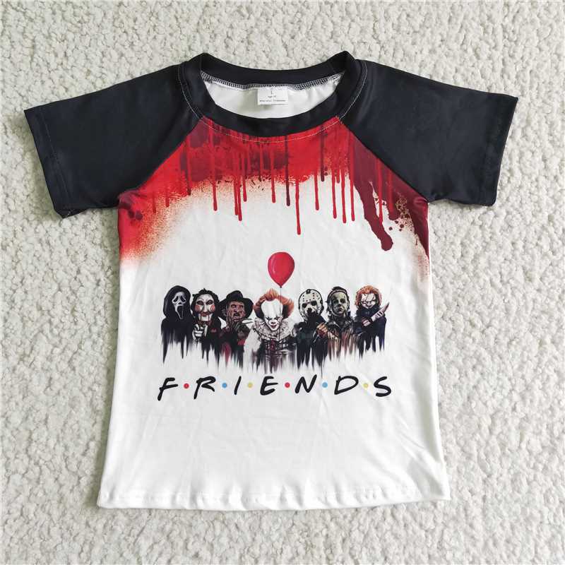Promotion Baby Boy Halloween Short Sleeves Shirt