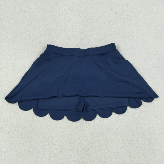 Baby Girls Kids Navy Pockets Skirt Shorts Bottoms Yoga Active Clothes