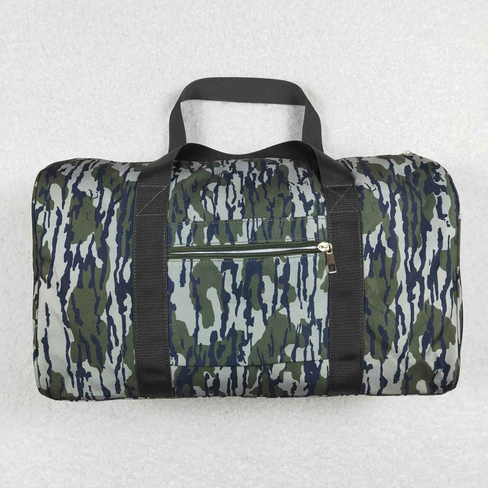 USA Shop Adult Green Camo Travel Gym Bag