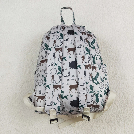 USA Shop Baby Boys Toddler Deer Ducks Zipper Backpack School Hunting Bag