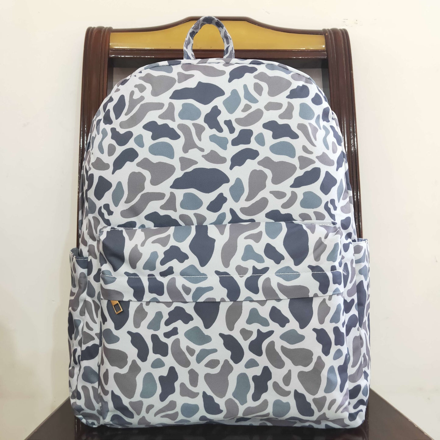USA Shop Baby Kids Grey Camo School Backpack Bag