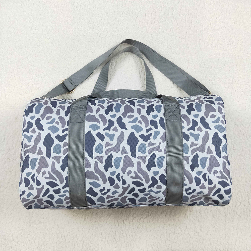 USA Shop Grey Camo Travel Package Gym Bags