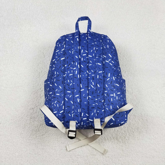 USA Shop Baby Boys Toddler Drips Sprinkles Zipper Backpack School Blue Bag