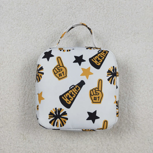 USA Shop Baby Kids Cheer Stars Gold Lunch Box Dinner Picnic Thermal Team Bag