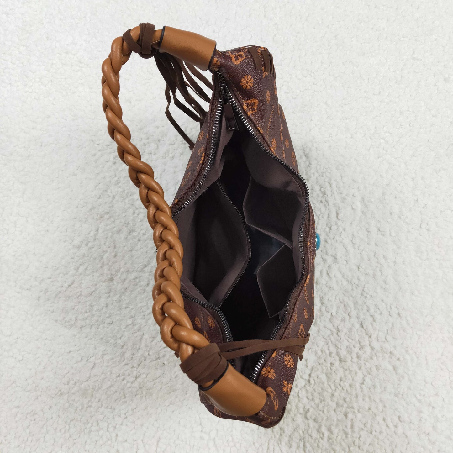 USA Shop Turquoise Handbags Tassel Brown Bag