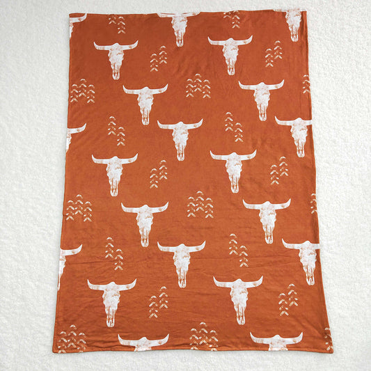 USA Shop Baby Kids Western Cow Minky Blanket