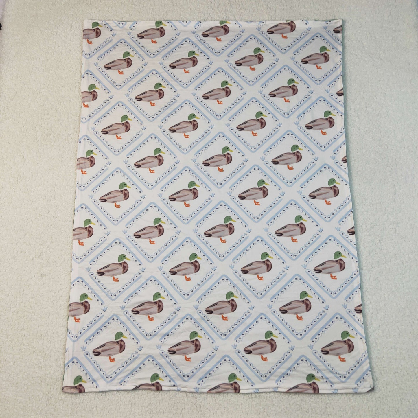 USA Shop Baby Boys Kids Ducks Hunting Minky Blanket