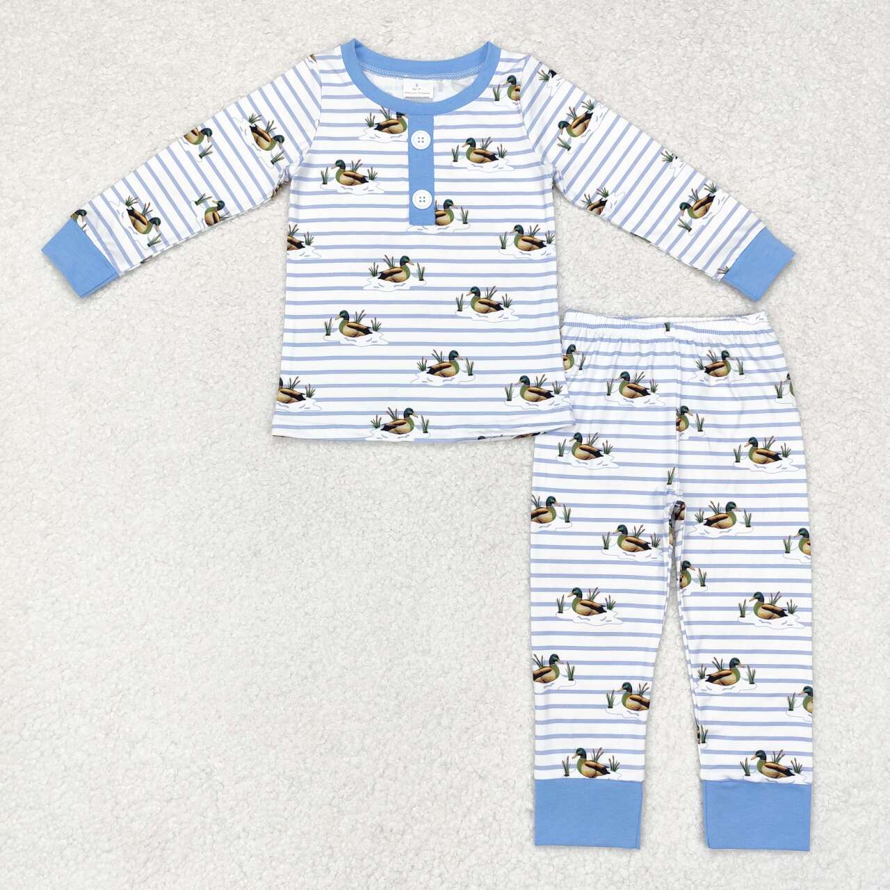 Sibling Baby Boys Long Sleeves Deer Ducks Fishing Shirts Pants Hunting Pajamas Sets