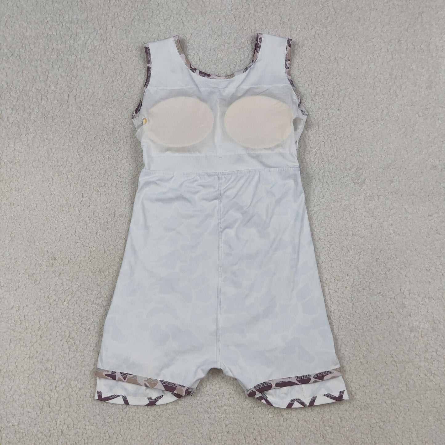 USA Shop Baby Girls Kids Sleeveless Camo Drip Yoga Active Shorts Knee Length Dress