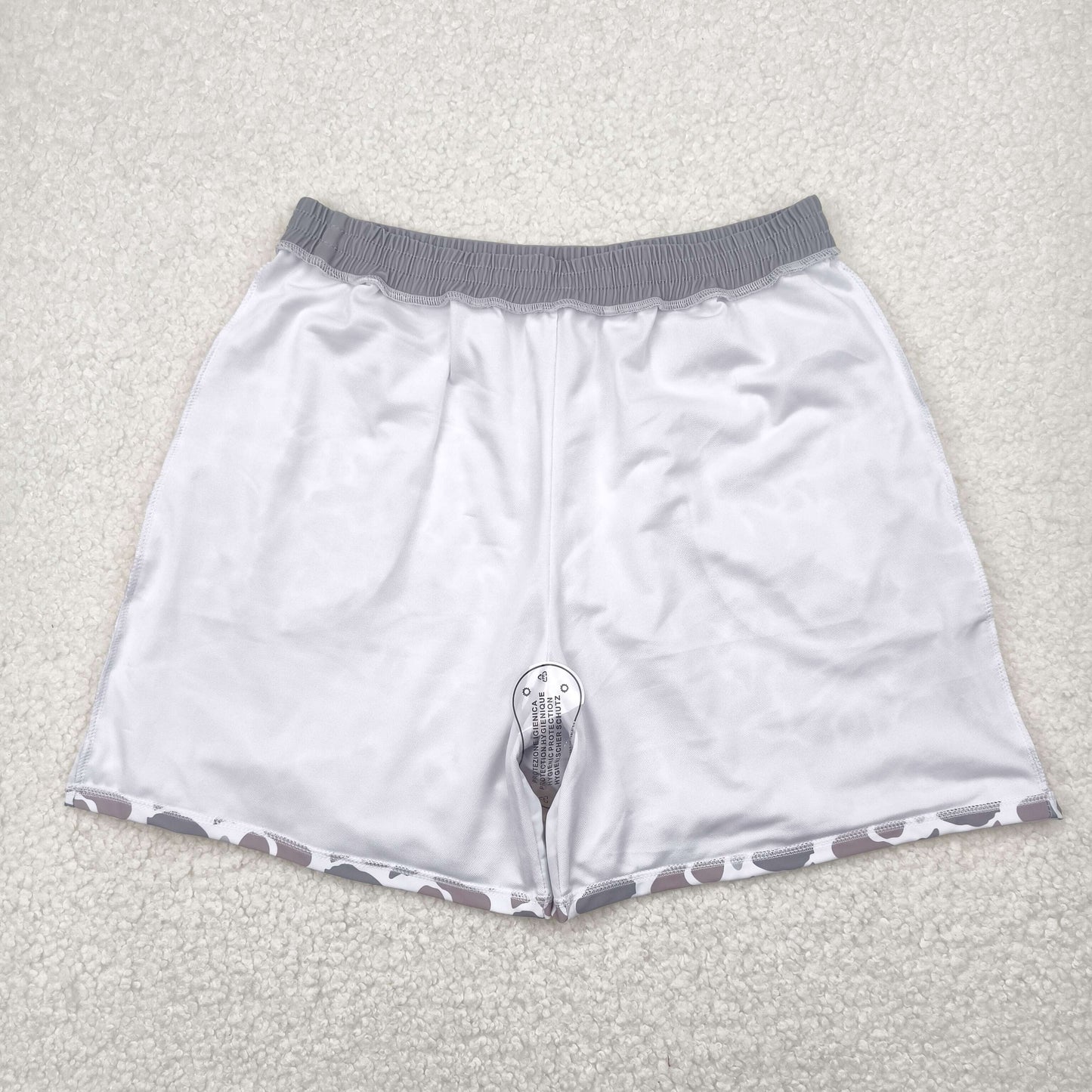 USA Shop Adult Men Grey Camo Shorts Trunks Swimsuit Bottom Clothes