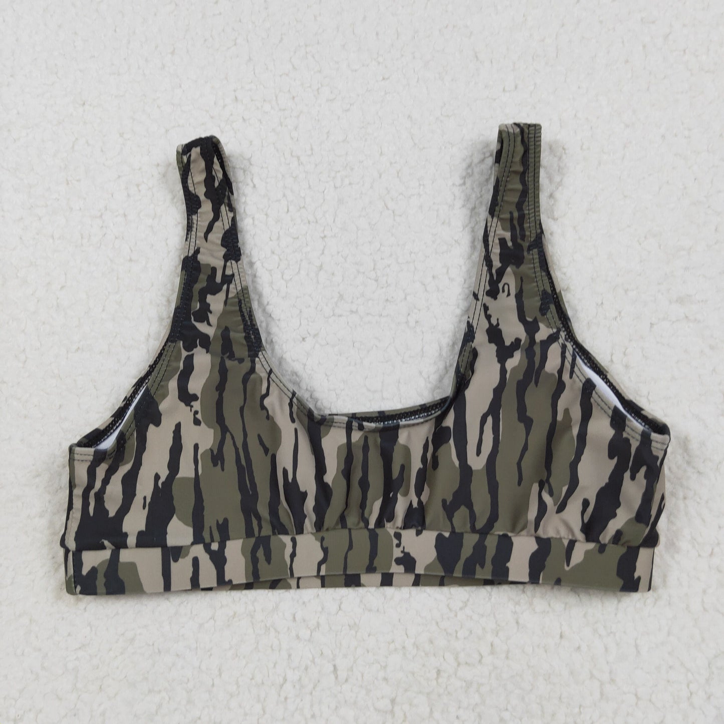 USA Shop Adult Women Olive Camo Tops Swimsuit Clothes
