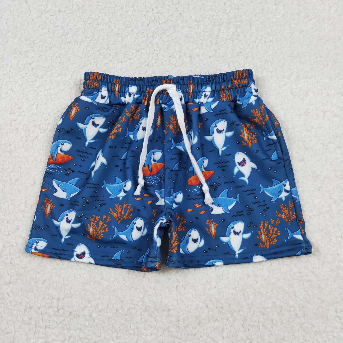 Sibling Baby Boys Kids Toddler Swim Trunks Shorts Pockets Swimwear