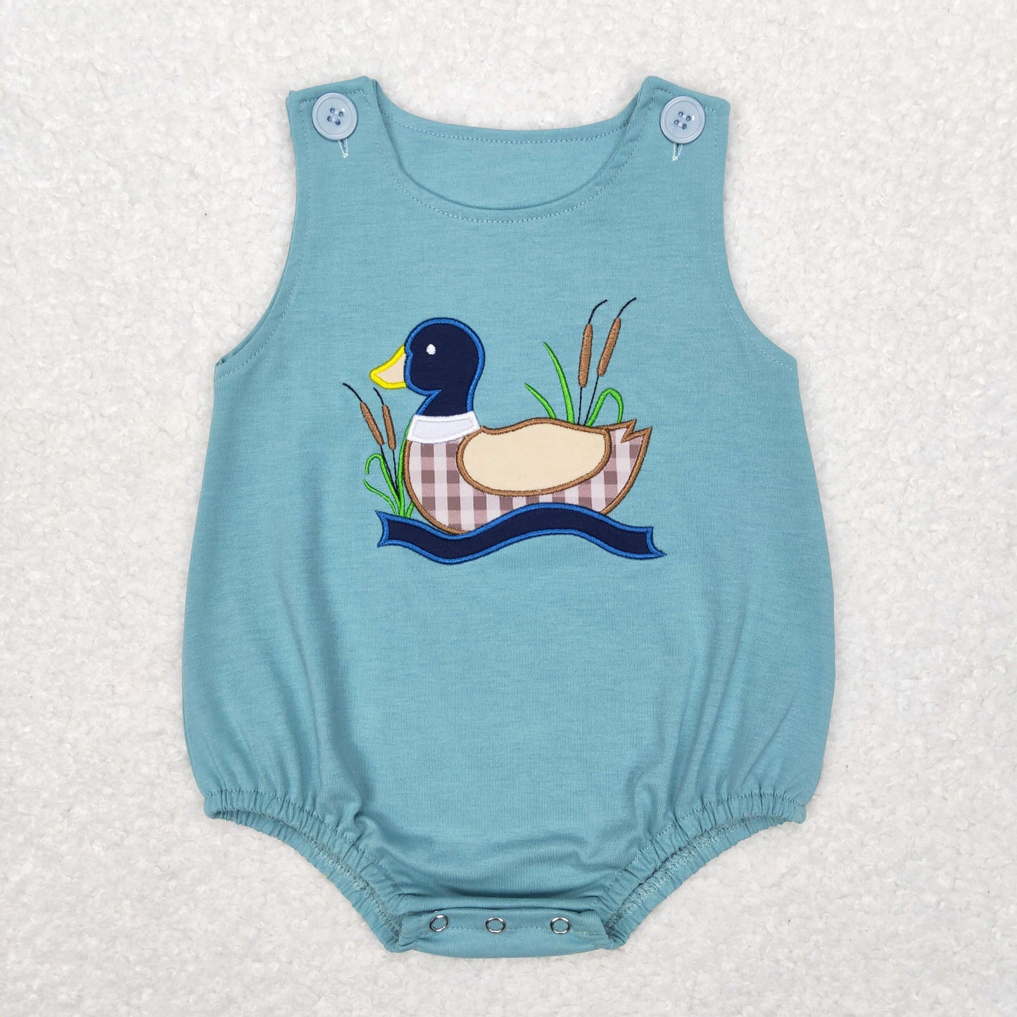 USA Shop Baby Boys Infant Sleeveless Ducks Bubble Romper Summer Clothes
