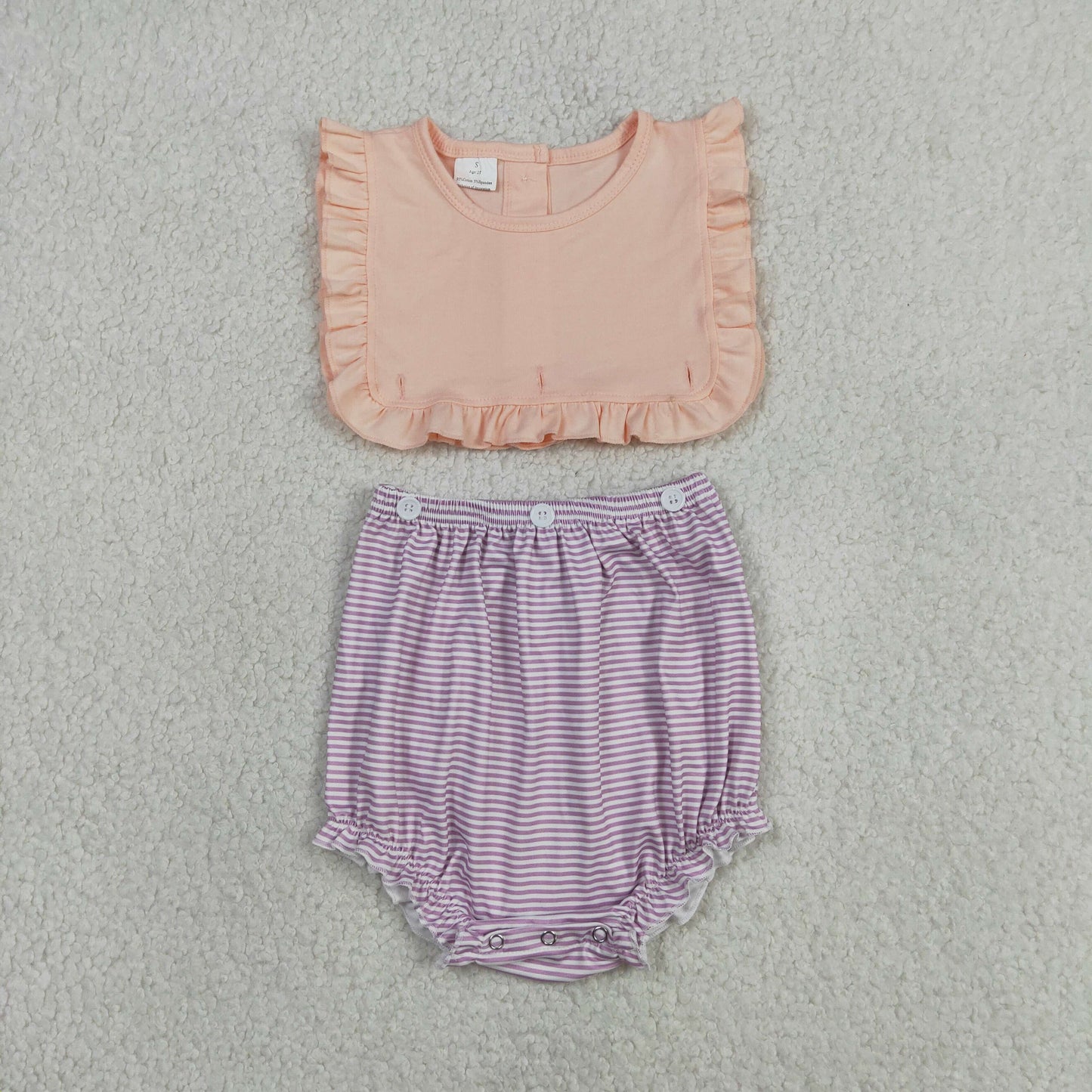 Sibling Baby Girls Kids Sleeveless Stripes Knee Length Dress Romper Summer Clothes