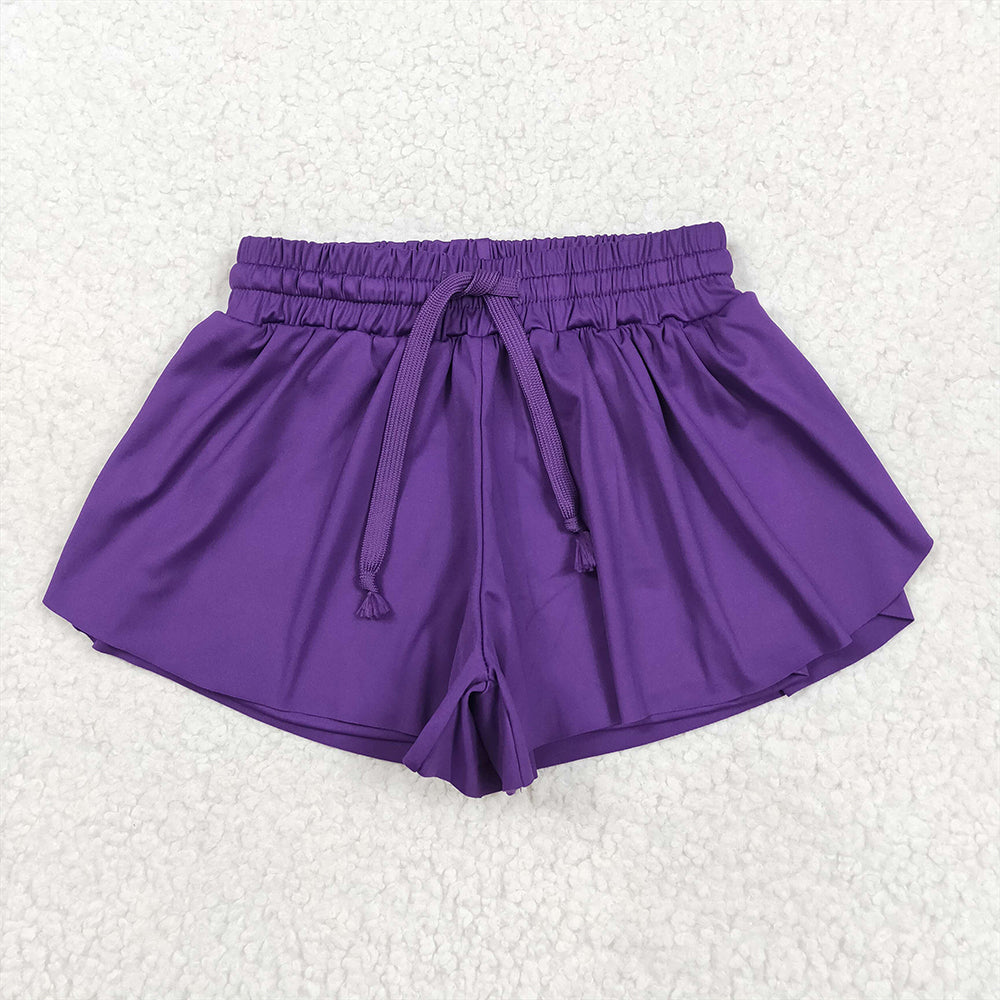 RTS Baby Girls Toddler Yoga Active Ruffle Shorts Summer Bottoms Clothes ( No.1-5 )