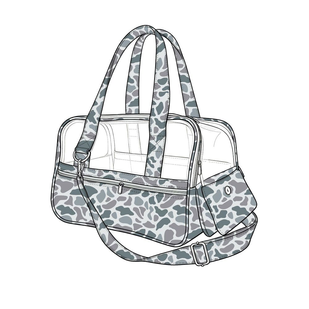 Moq 5 Preorder Grey Camo Pet Carrier Travel Bag