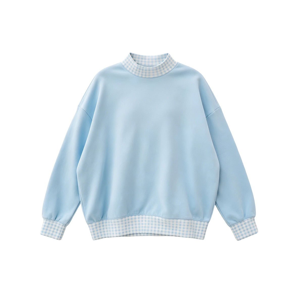 Moq 5 Preorder Adult Women Long Sleeves Shirt Tops Blue Pullover Clothes