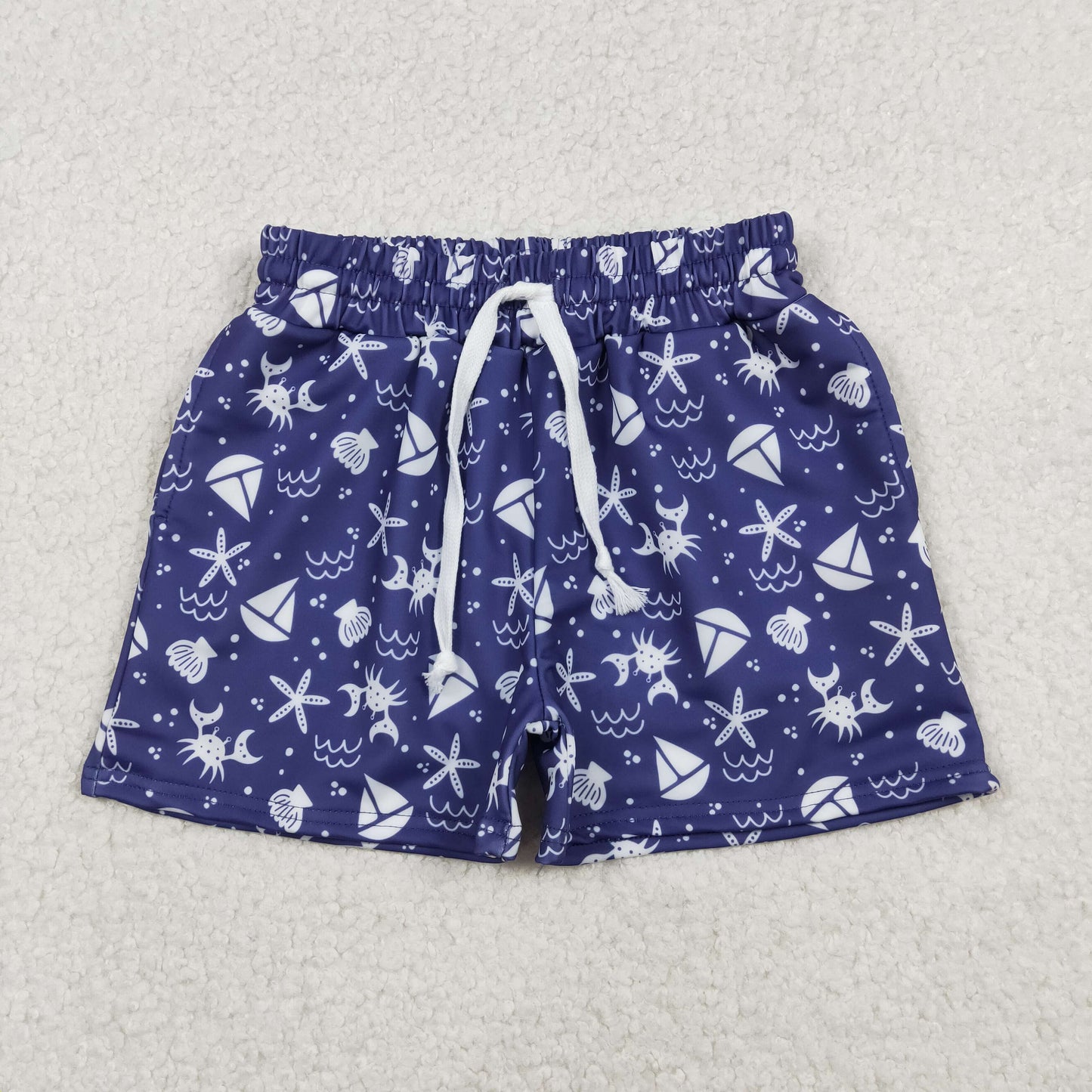 Baby Boys Kids Toddler Crabs Swim Trunks Shorts Pockets Swimwear
