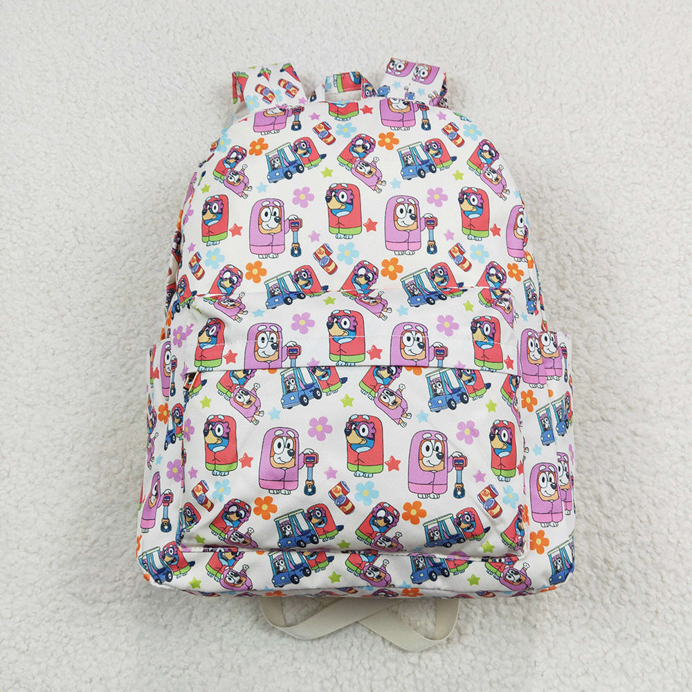USA Shop Baby Girls Kids Dogs Flowers Backpack Back Bag