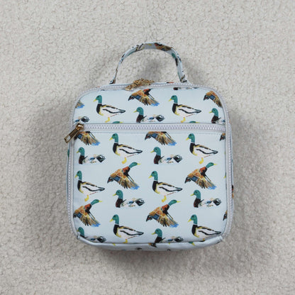 RTS Baby Boys Kids Ducks Lunch Box Picnic Thermal Blue Bag