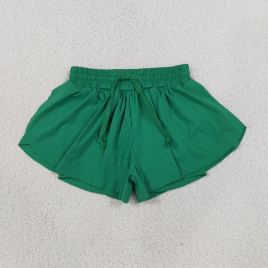 Baby Girls Kids Green Ruffle Shorts Bottom Yoga Clothes