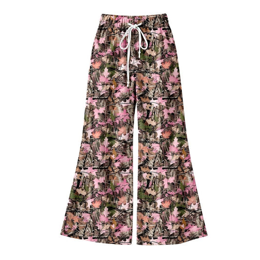 Moq 5 Preorder Adult Women Pockets Pants Bottoms Leaves Yoga Active Clothes