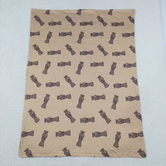 Baby Boys Kids Camo Tools Brown Blanket