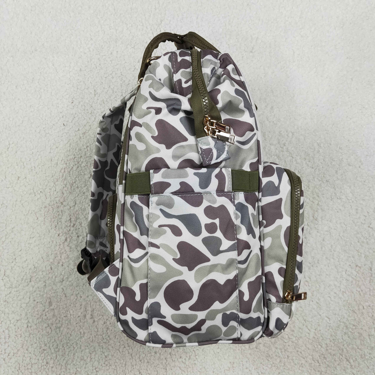 Sibling Baby Boys Kids Camo Print Zipper Backpack School Hunting Bag