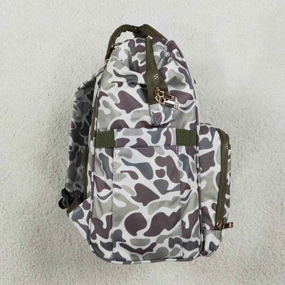 Sibling Baby Boys Kids Camo Print Zipper Backpack School Hunting Bag