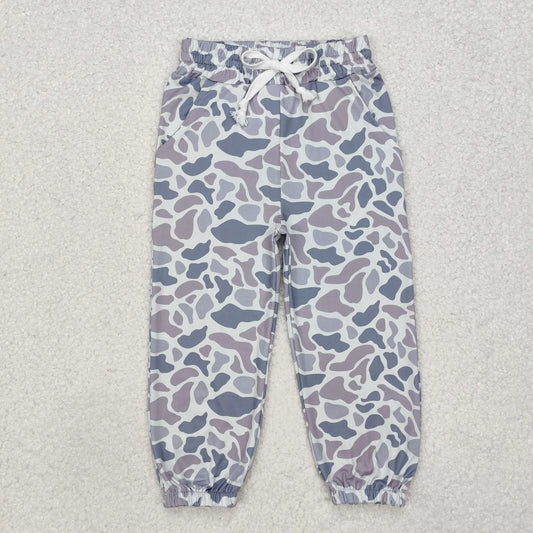 USA Shop Baby Boys Kids Grey Camo Pockets Jogger Pants Hunting Clothes