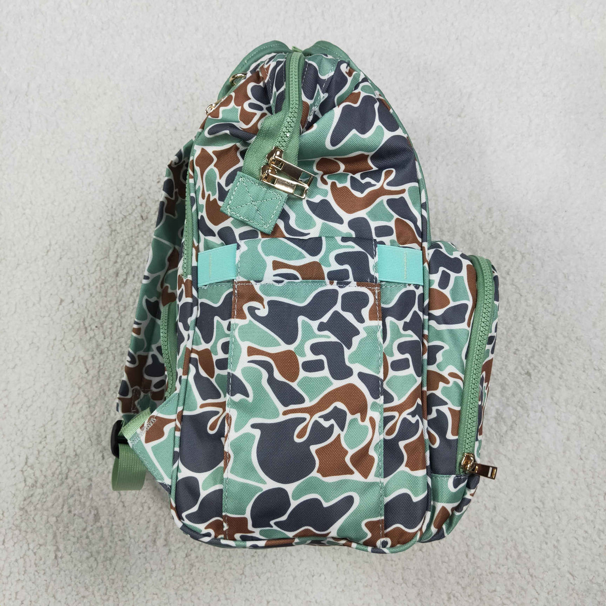 Sibling Baby Boys Kids Camo Print Zipper Backpack School Hunting Bag