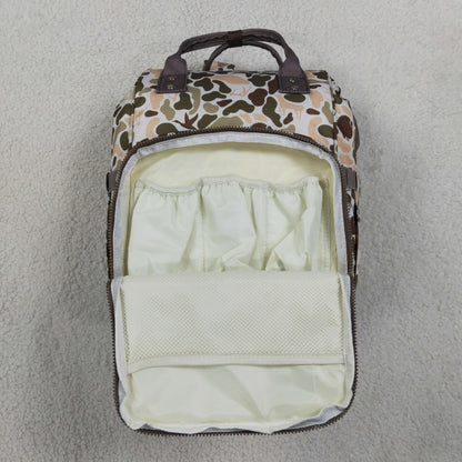 Sibling Baby Boys Kids Camo Print Zipper Backpack School Hunting Bag