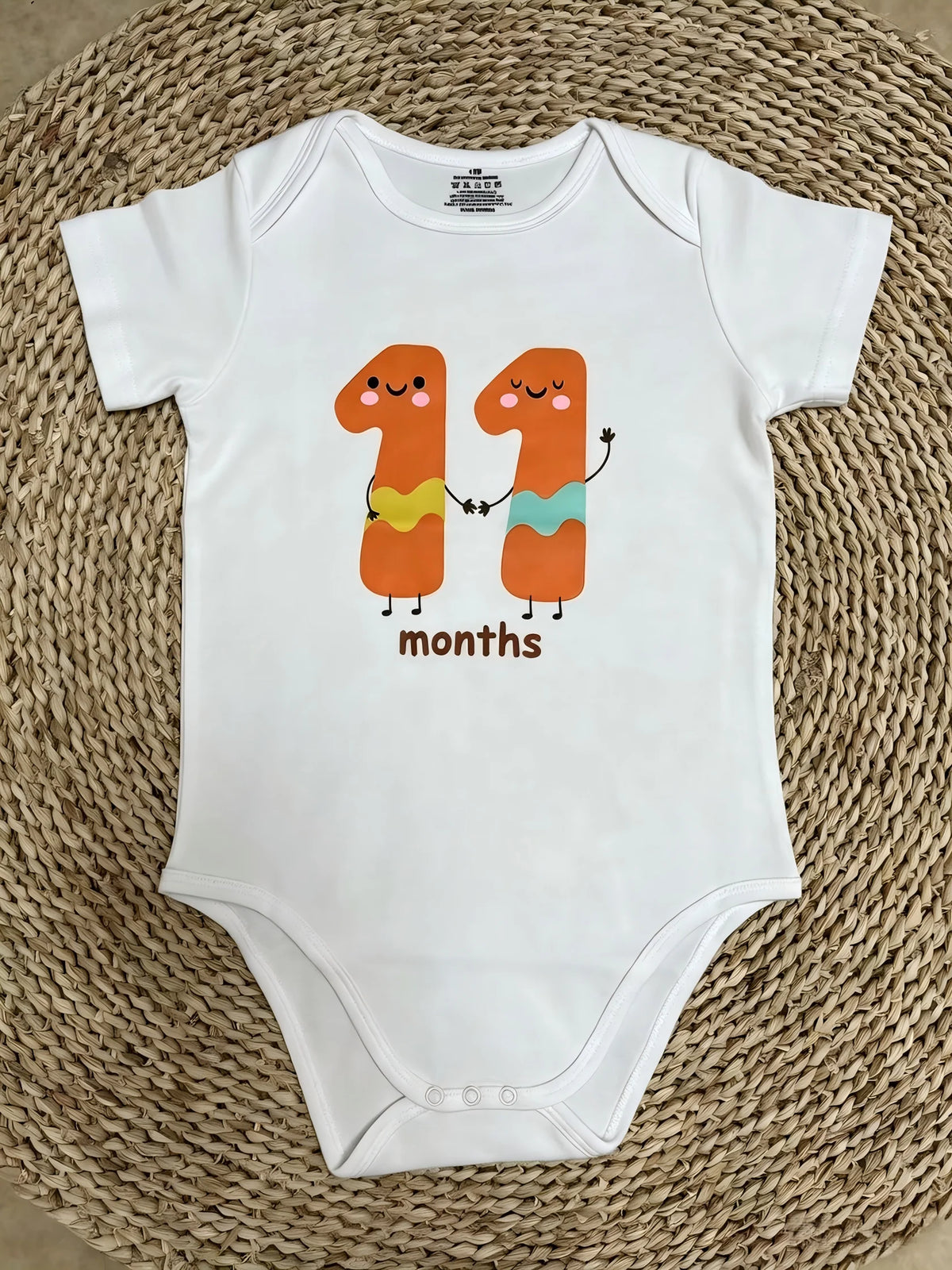 USA Shop Baby Short Sleeves Cotton Bodysuit Newborn Daily Rompers