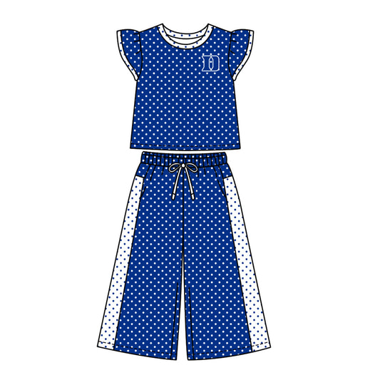 Moq 5 Baby Girls Kids Short Sleeves Shirt Pants Team Set Clothes