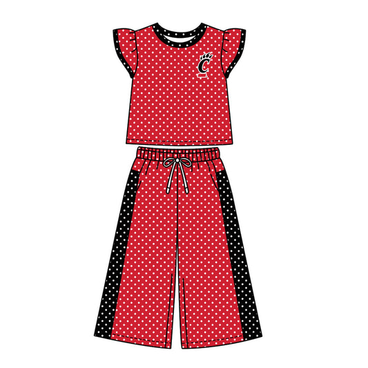 Moq 5 Baby Girls Kids Short Sleeves Shirt Pants Team Set Clothes