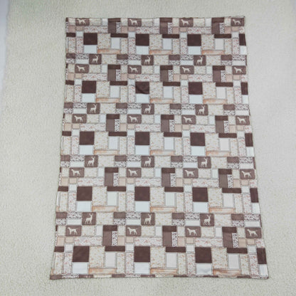 Baby Boys Kids Deer Dogs Camo Blanket