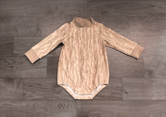 No moq Preorder Baby Kids Infant Long Sleeves Bubble Camo Romper Yoga Active Clothes