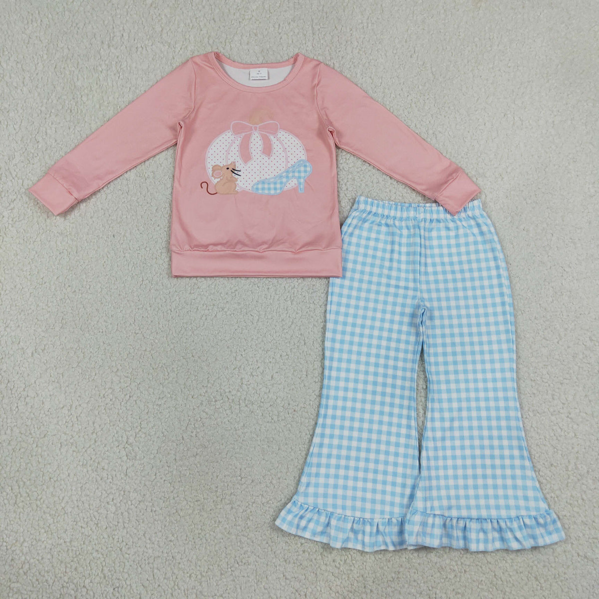 Sibling Baby Girls Kids Long Sleeves Pumpkins Romper Set Fall Clothes