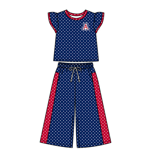Moq 5 Baby Girls Kids Short Sleeves Shirt Pants Team Set Clothes