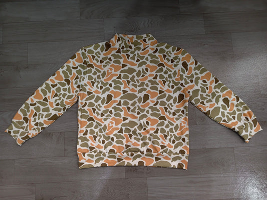 No moq Preorder Adult Women Orange Green Camo Shirt Tops Pullover Yoga Active Clothes