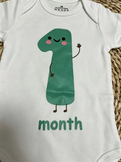 USA Shop Baby Short Sleeves Cotton Bodysuit Newborn Daily Rompers
