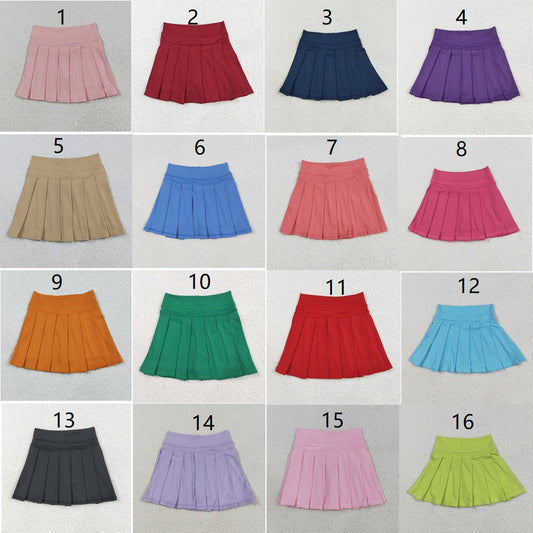 RTS Baby Girl Toddler Yoga Active Shorts Skirt Skorts Sibling Colorful Bottoms ( No. 1-8 )