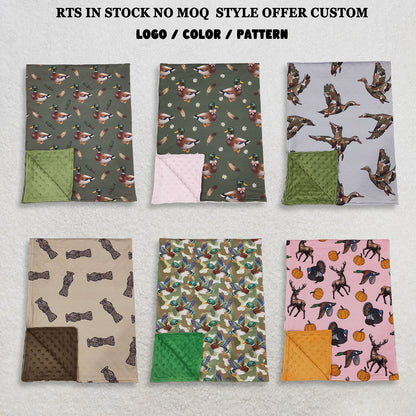 Sibling Baby Boys Girls Toddler Ducks Hunting Blankets